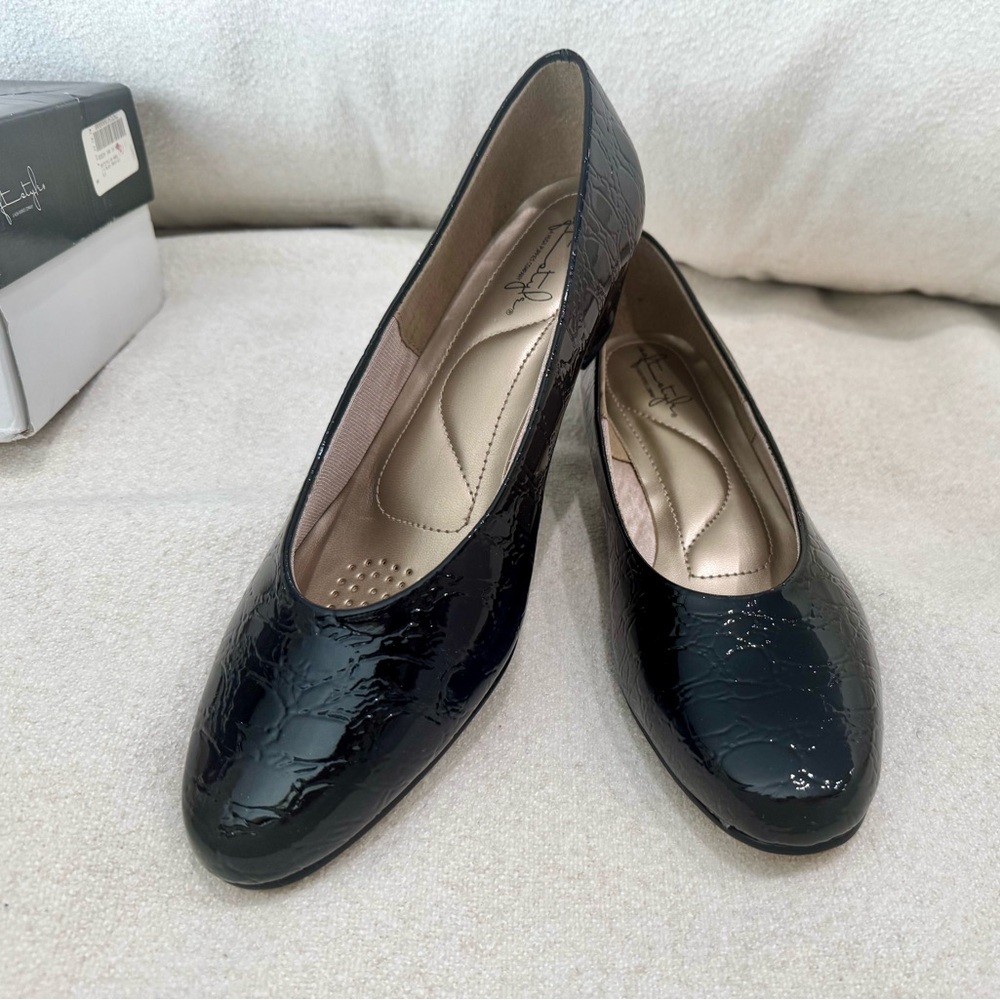 Vintage Crocodile ShinyLeather Shoes - Picture 3 of 5